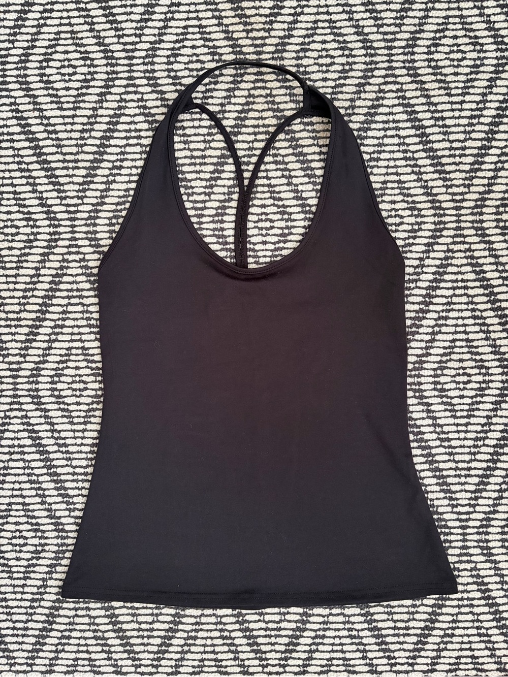 ALO Yoga Black Racerback Tank Top